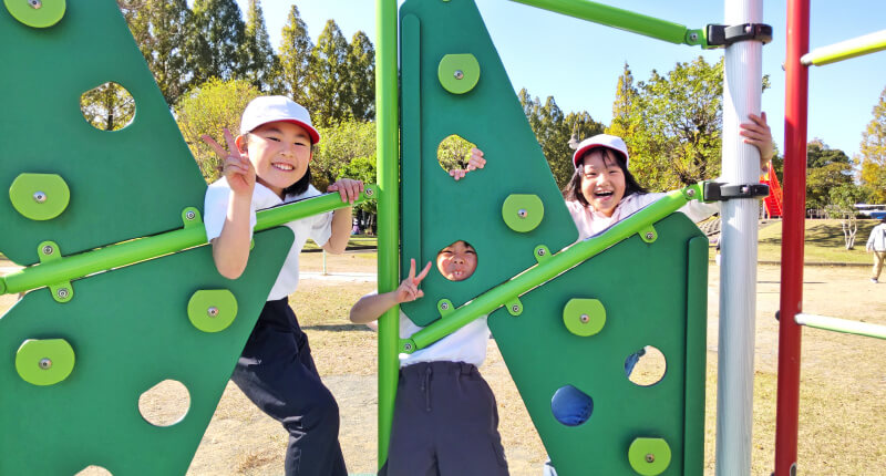 秋の遠足の様子